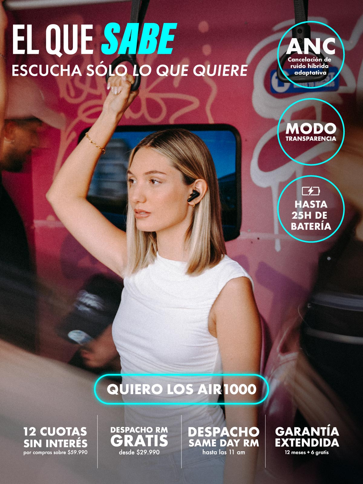 Audifonos Cancelación de ruido