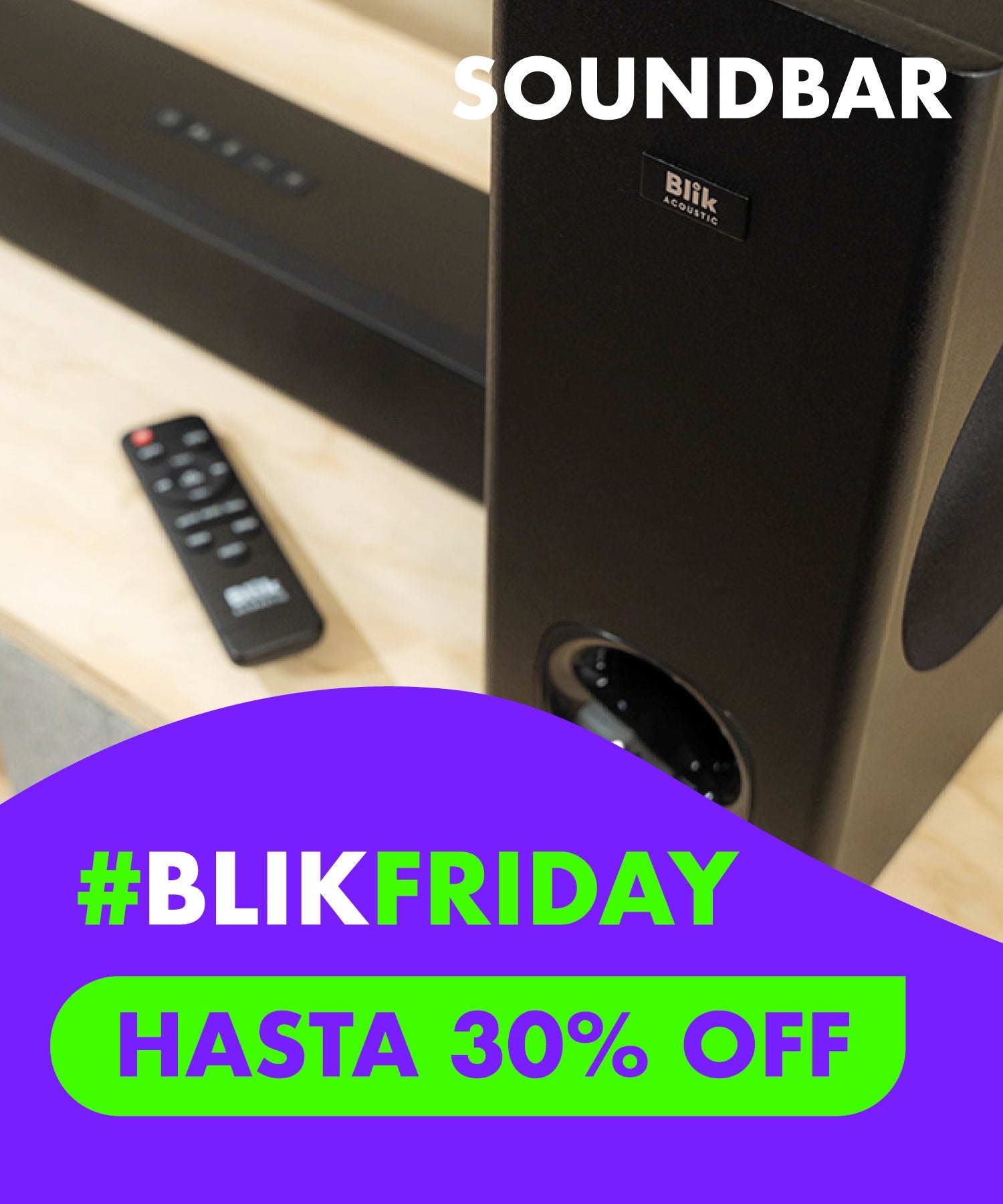 CYBER SOUNDBAR HASTA 30% OFF