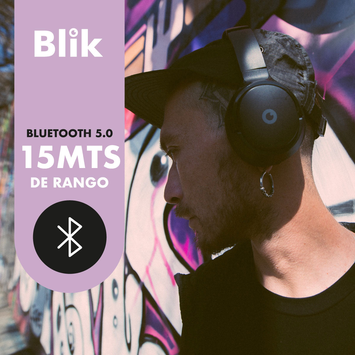 Audifonos Bluetooth Blik Soul400 32 hrs bateria