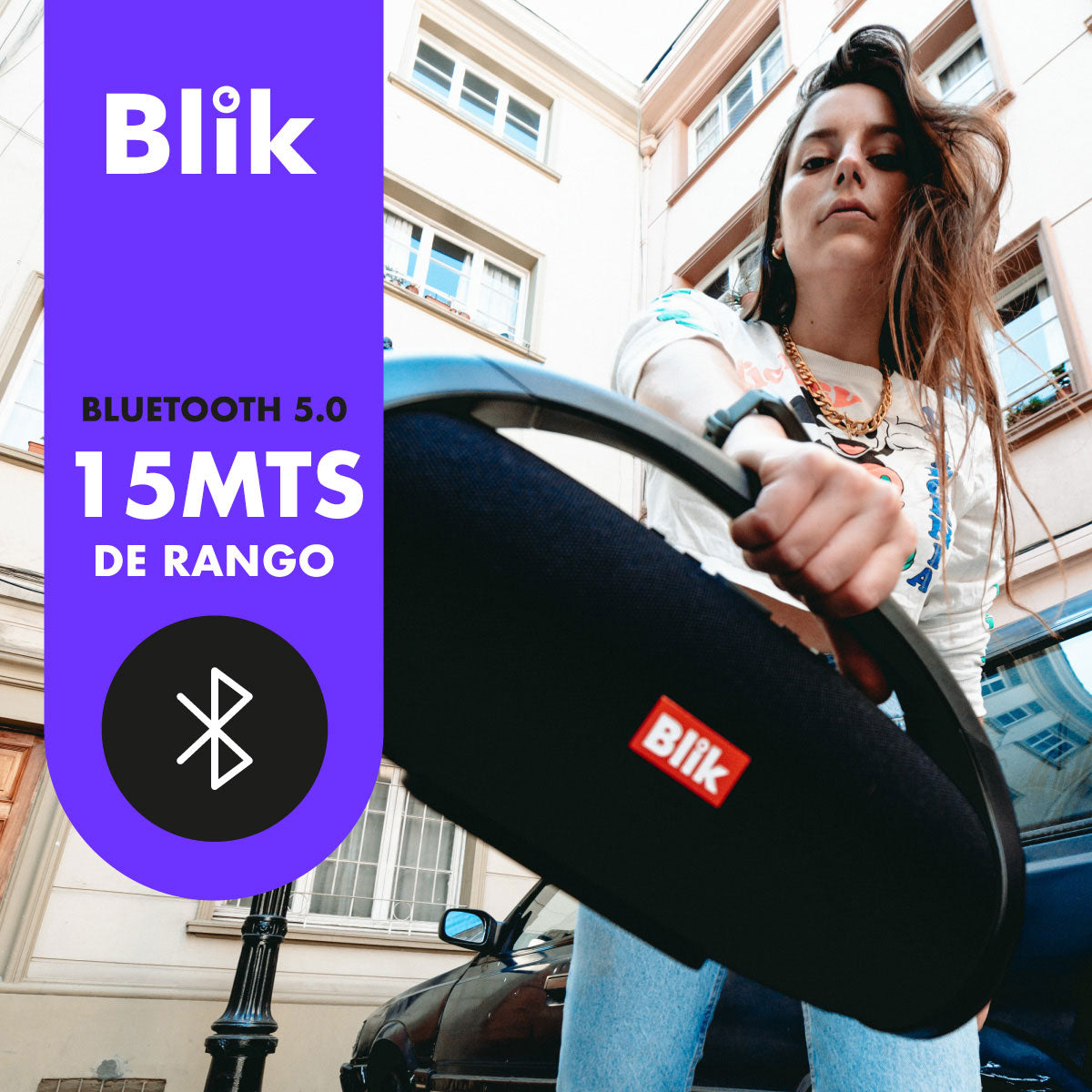 Parlante Bluetooth Blik Booster1