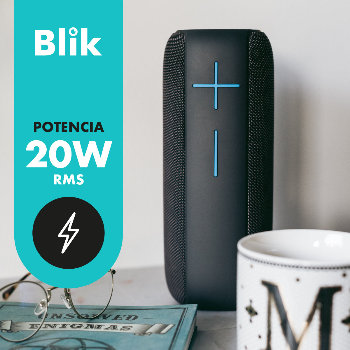 Parlante Blik Hype 2 gris