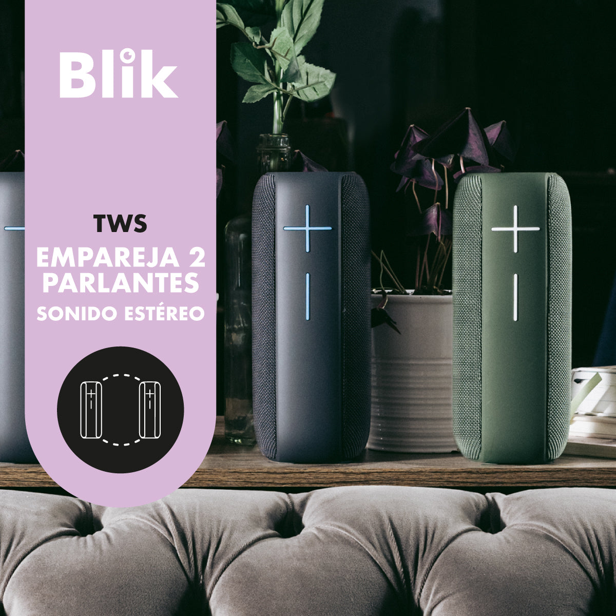 Parlante Blik Hype 2 azul