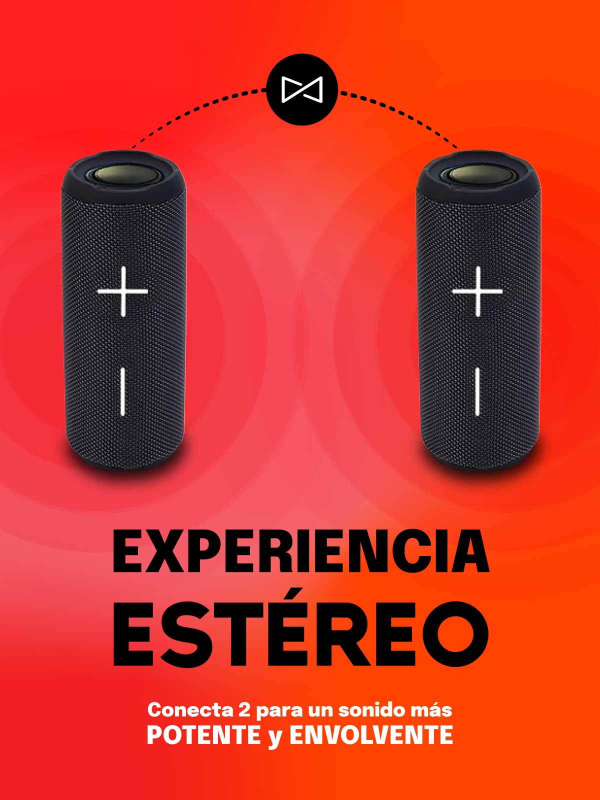 Parlante Blik HypeGo Experiencia estéreo