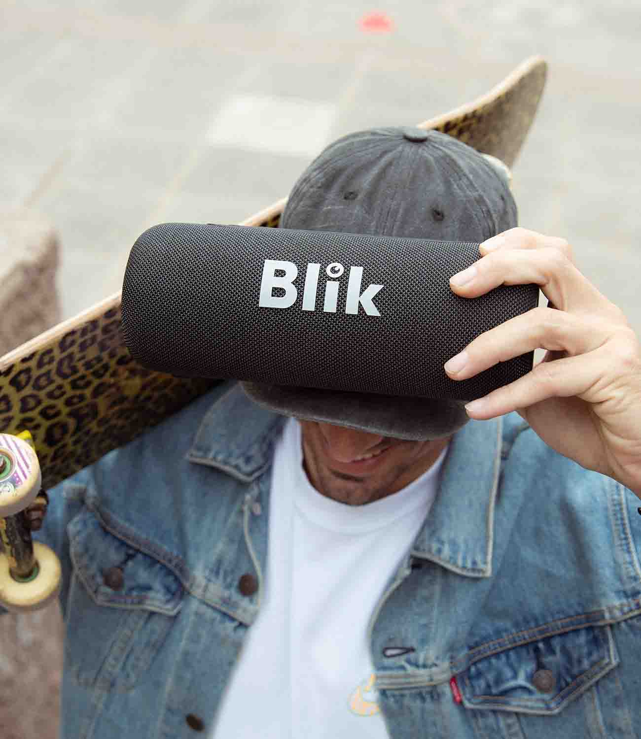 productos Blik - parlantes y audífonos
