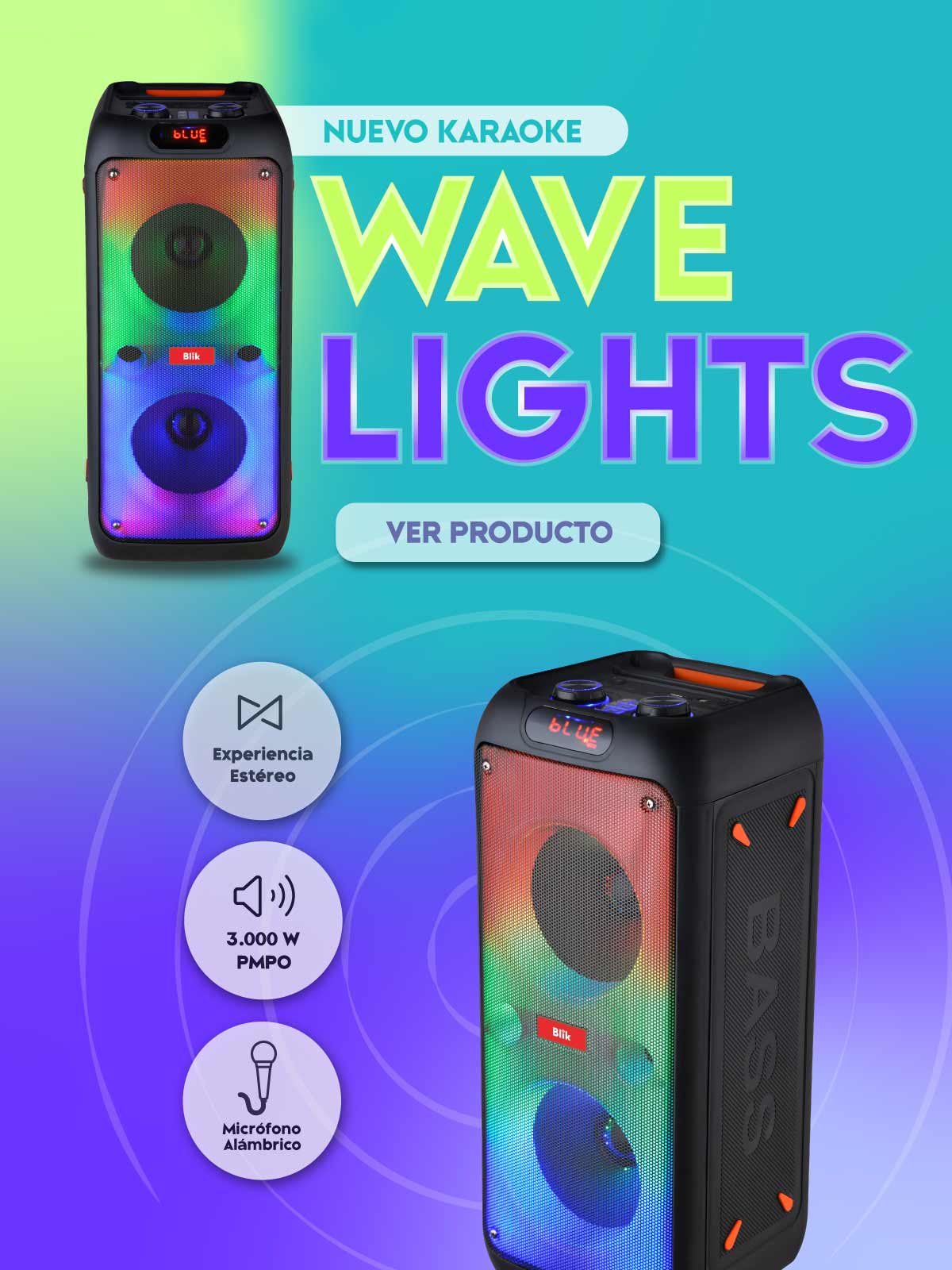 Karaoke Blik Wavelights