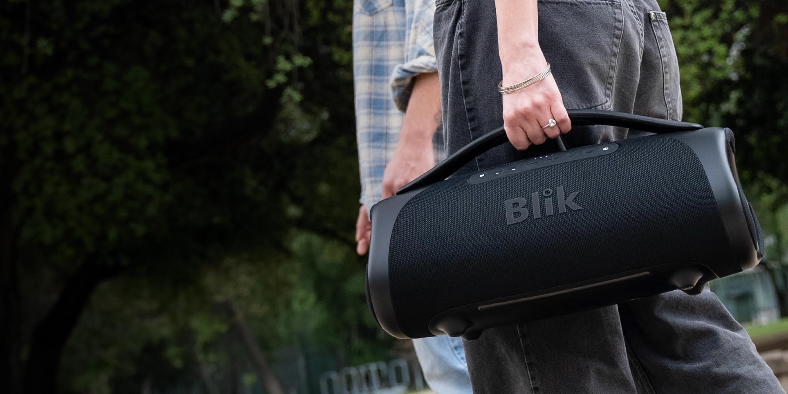 Parlantes Blik con gran potencia, Bluetooth y diseño portátil. Sonido de alta calidad con envío rápido en Blikstore.com para todo Chile.