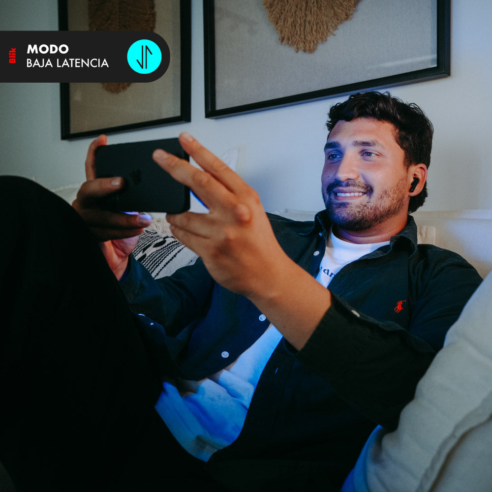 Audifonos Bluetooth Blik Air1000 Cancelación de ruido Adaptativa 25 hrs