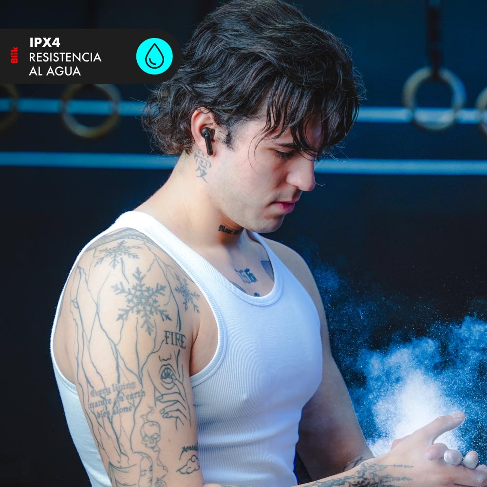 Audifonos Bluetooth Blik Air1000 Cancelación de ruido Adaptativa 25 hrs