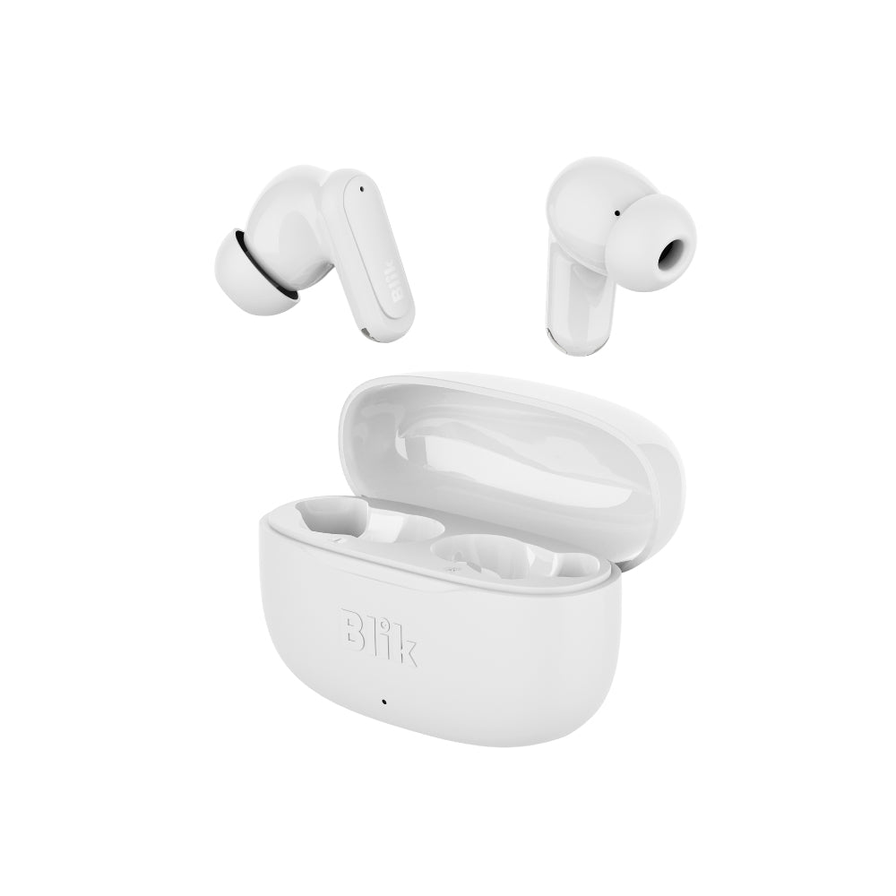 Audifonos Bluetooth Inalámbricos Blik Air500 Blancos 30 hrs