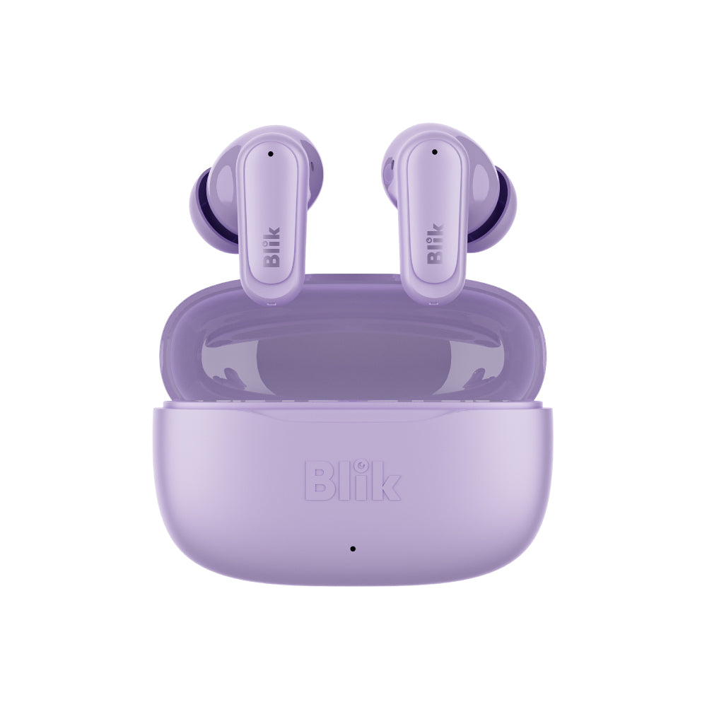Audifonos Bluetooth Inalámbricos Blik Air500 Lila 30 hrs
