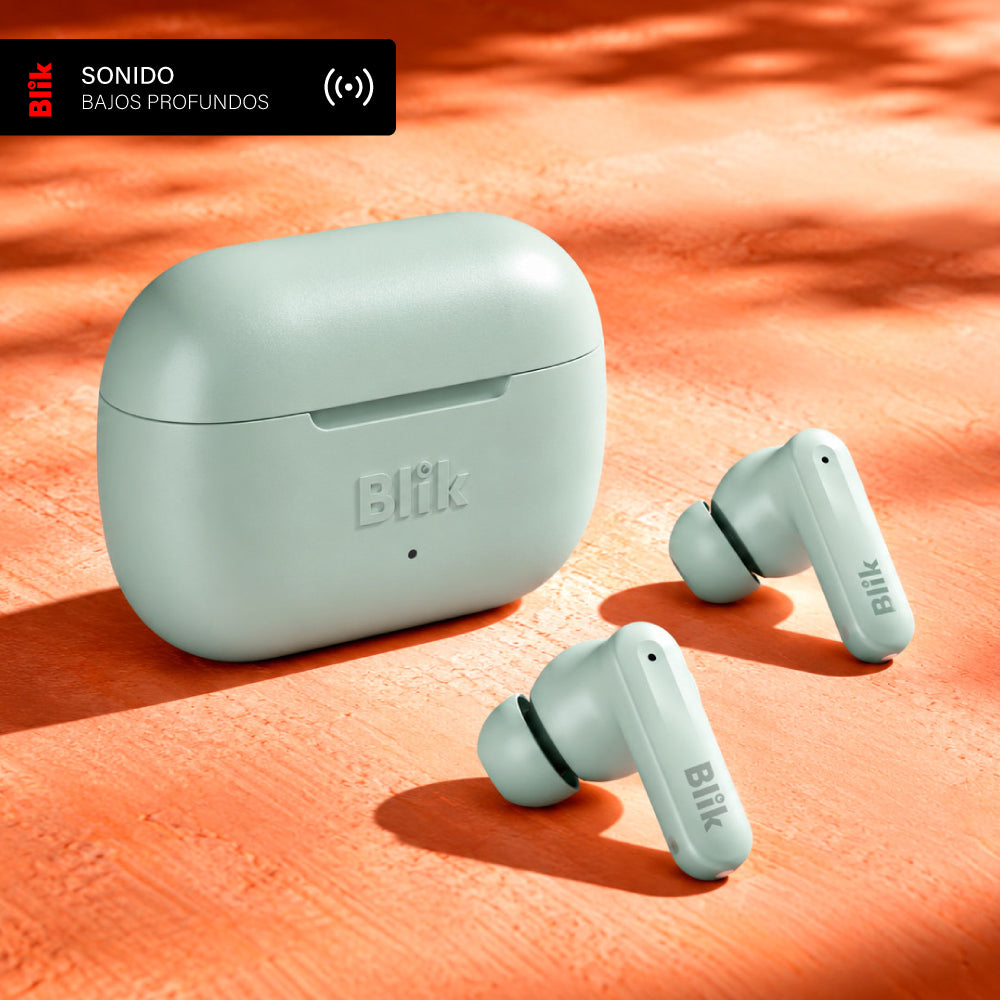 Audífonos Bluetooth Inalámbricos Blik Air700 40H Verde