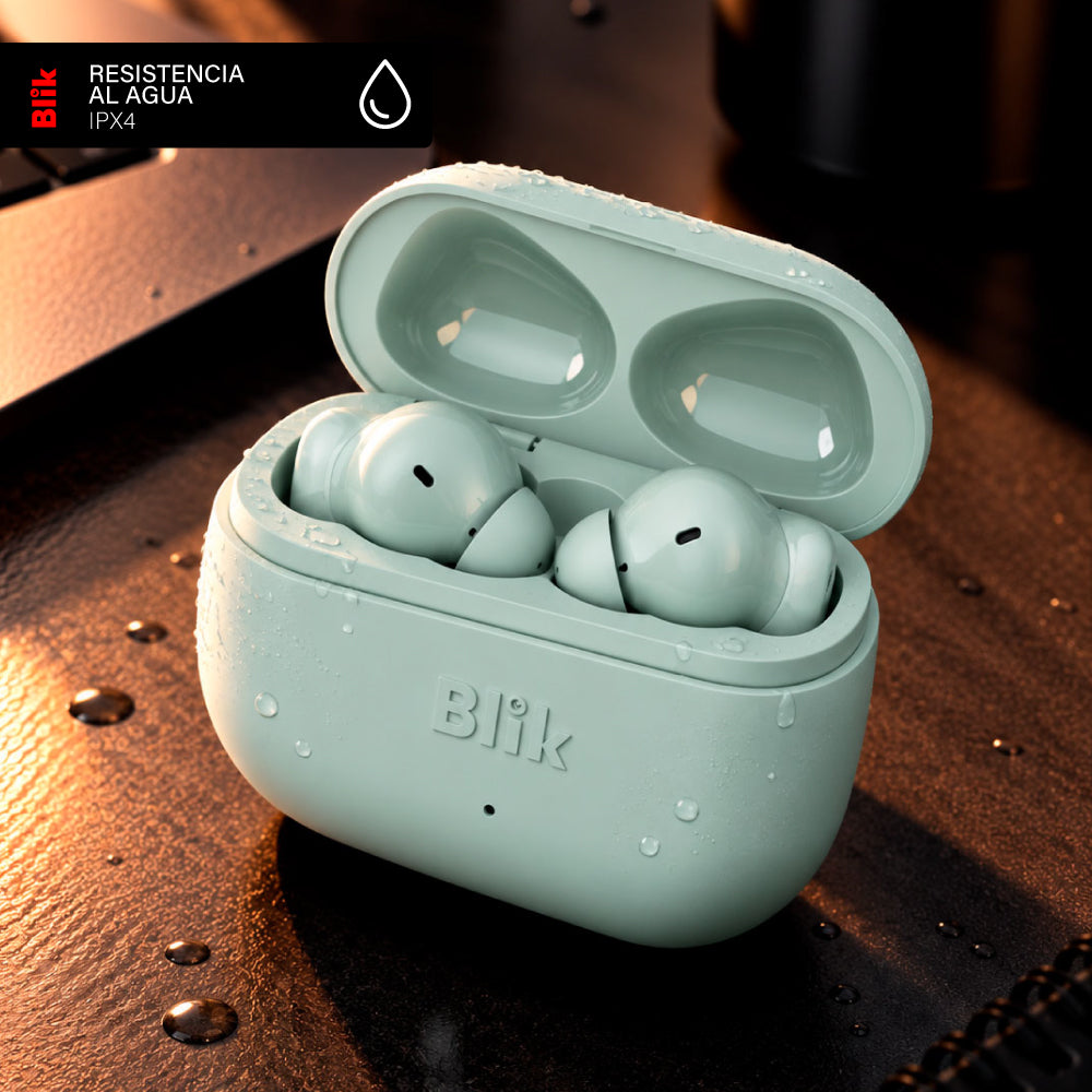 Audífonos Bluetooth Inalámbricos Blik Air700 40H Verde