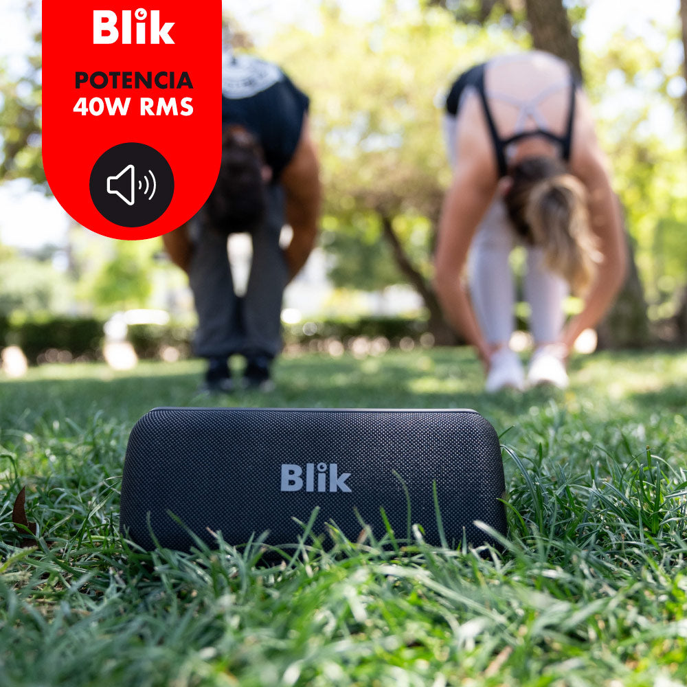 Parlante Bluetooth Portátil Blik Bass100 40W IPX5 10 Hrs - Blik