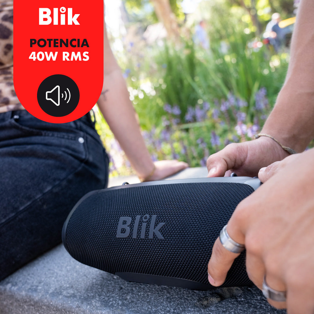 Parlante Bluetooth Portátil Blik Bass200 40W IPX7 6 Hrs - Blik