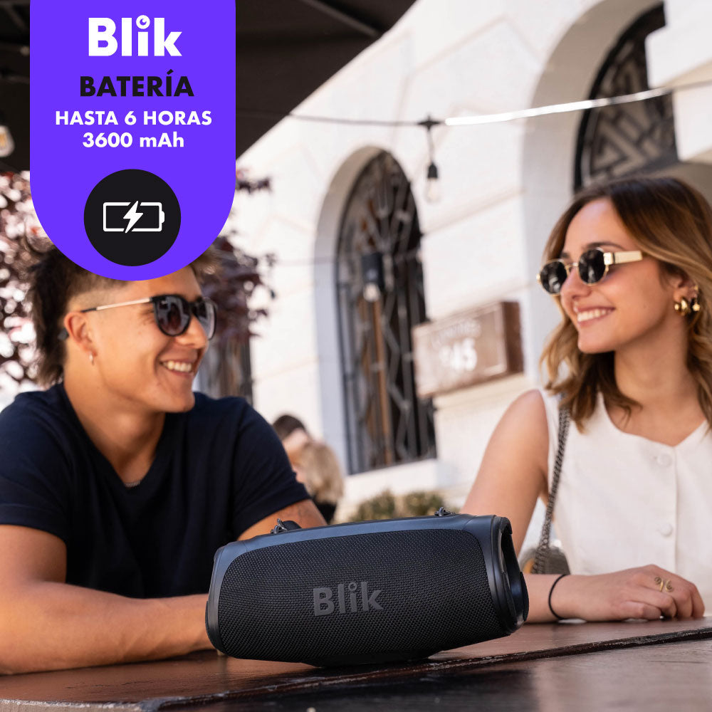 Parlante Bluetooth Portátil Blik Bass200 40W IPX7 6 Hrs - Blik