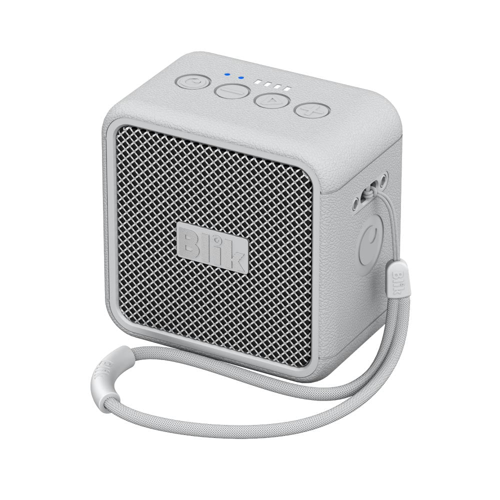 Parlante Bluetooth Blik BassGo 15W IPX6 19H TWS Gris