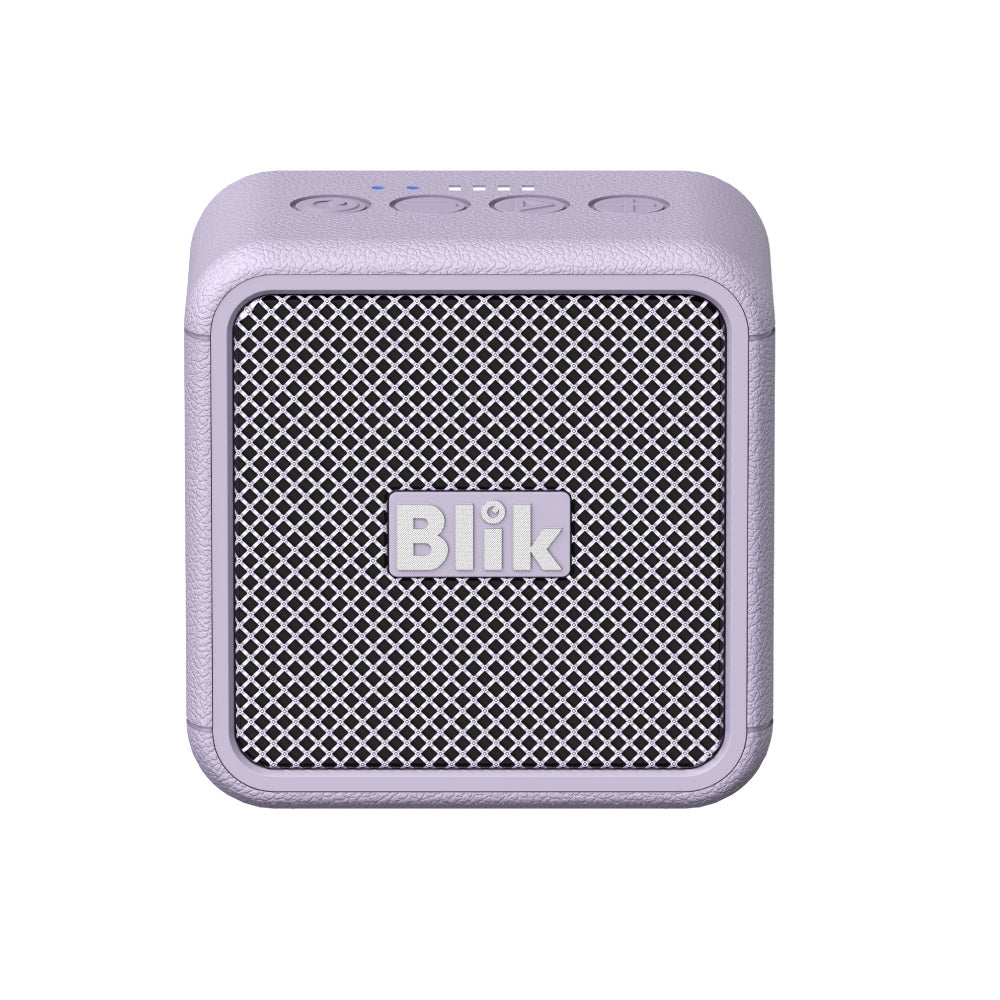 Parlante Bluetooth Blik BassGo 15W IPX6 19H TWS Lila