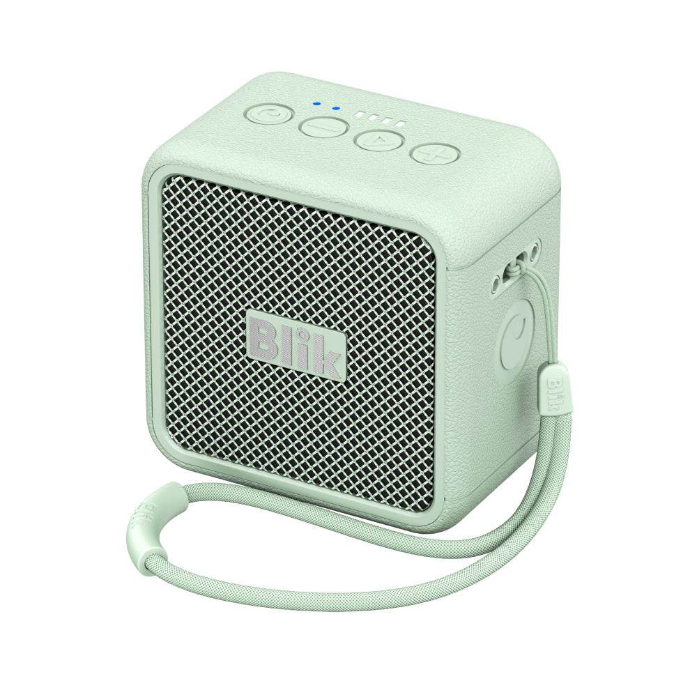 Parlante Bluetooth Blik BassGo 15W IPX6 19H TWS Verde