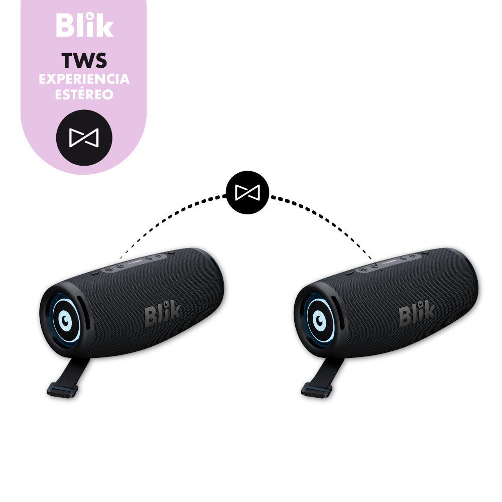 Parlante Portátil Blik Bass Move 45W IPX7