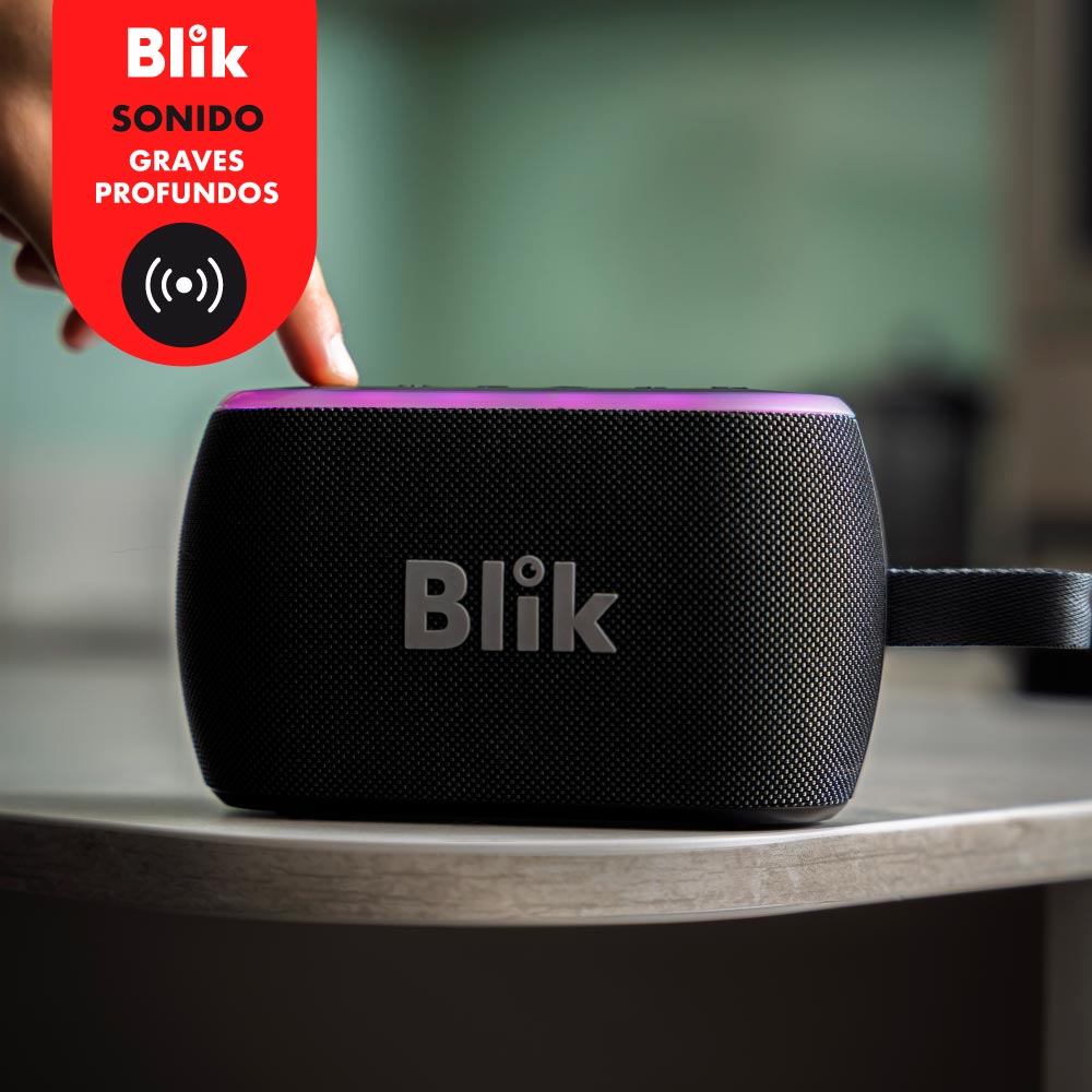 Parlante Bluetooth Portátil Blik Bass One 20W IPX6 12 Hrs - Blik