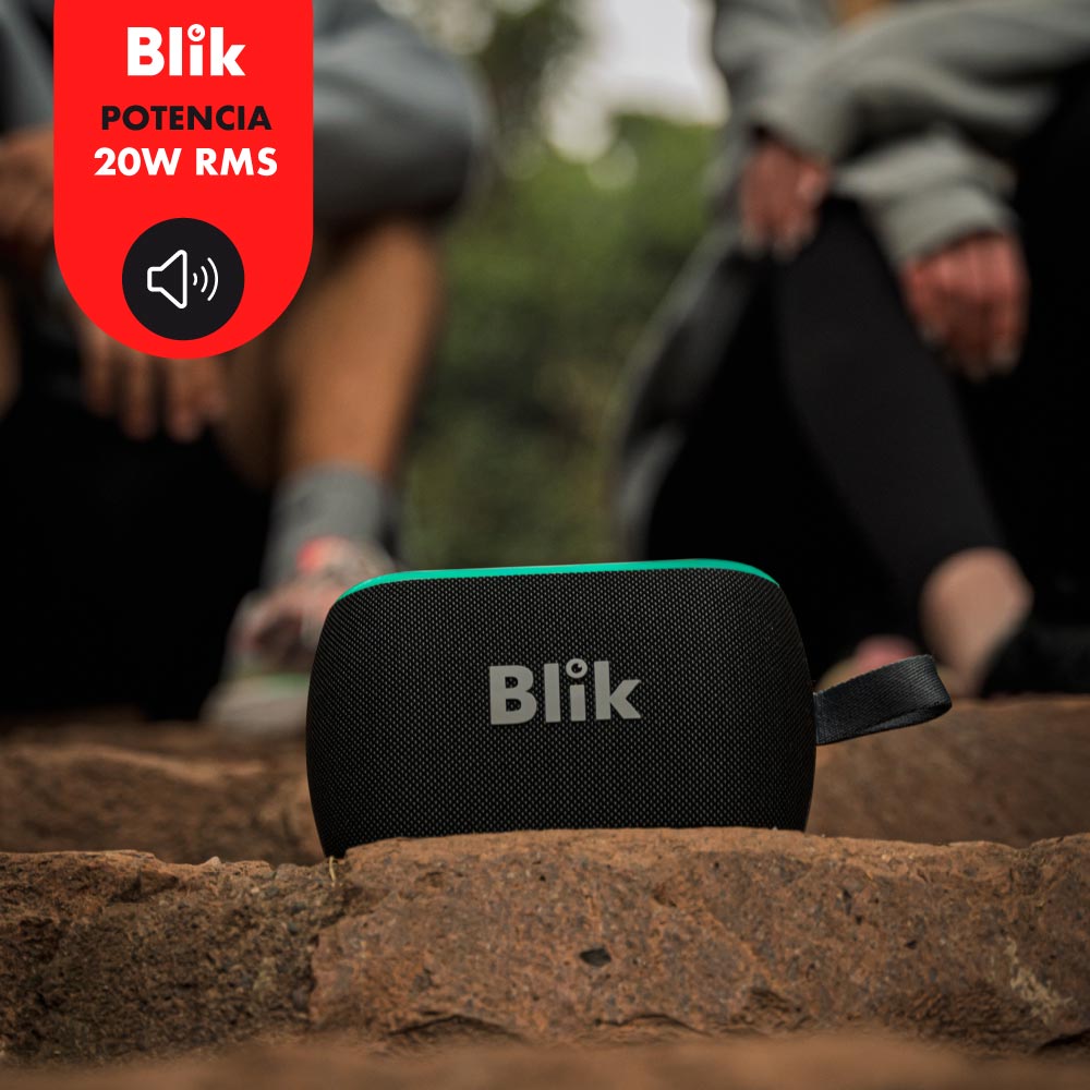 Parlante Bluetooth Portátil Blik Bass One 20W IPX6 12 Hrs - Blik