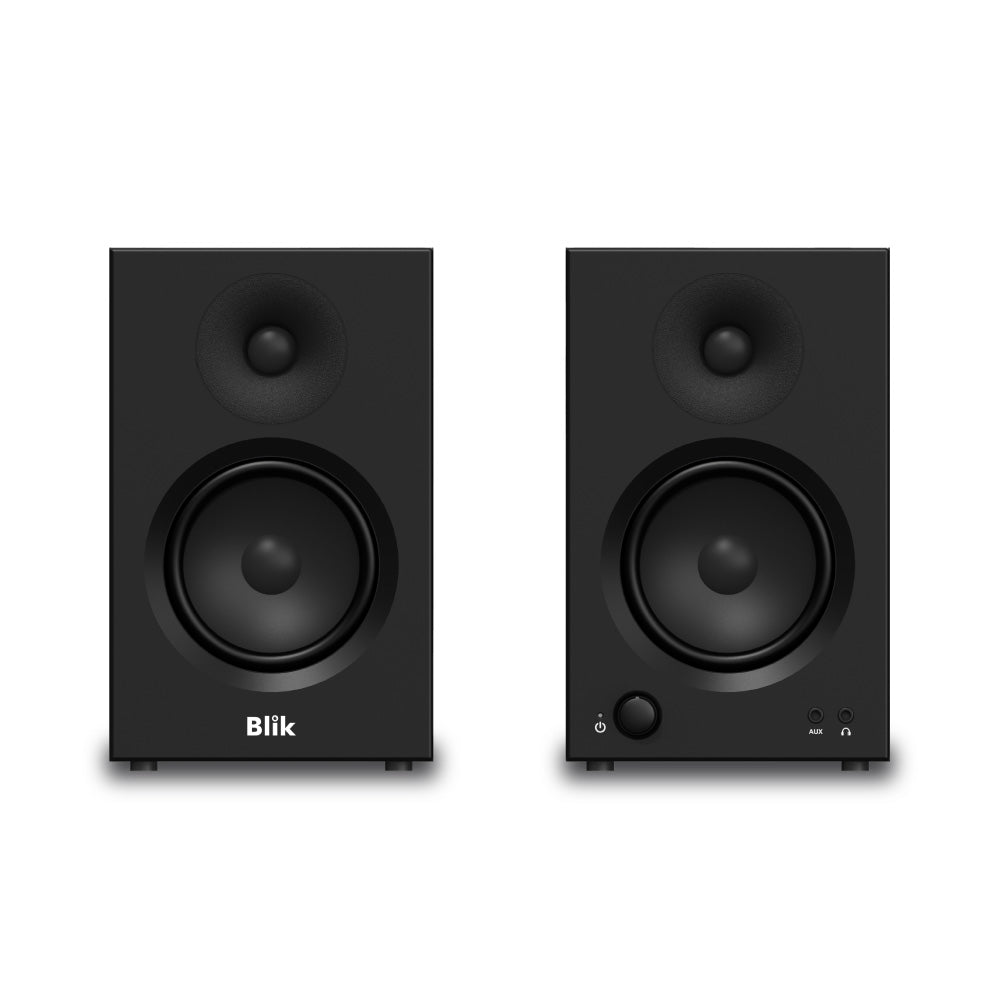 Par Parlantes Hi-Fi Bluetooth Blik Bookshelfone 70W - Blik