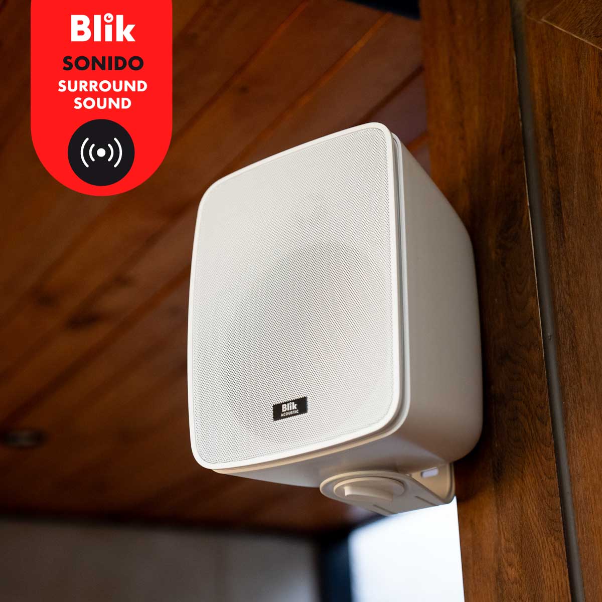 Parlantes de Instalación Activos Bluetooth Blik Fidelity Blanco 60W - Blik