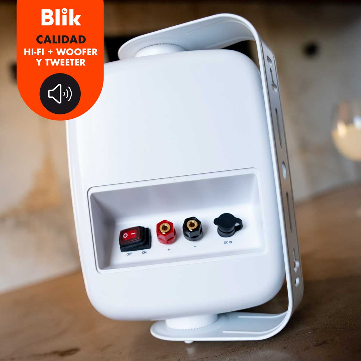 Parlantes de Instalación Activos Bluetooth Blik Fidelity Blanco 60W - Blik