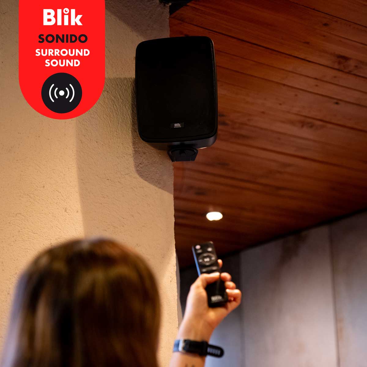 Parlantes de Instalación Activos Bluetooth Blik Fidelity Negro 60W - Blik
