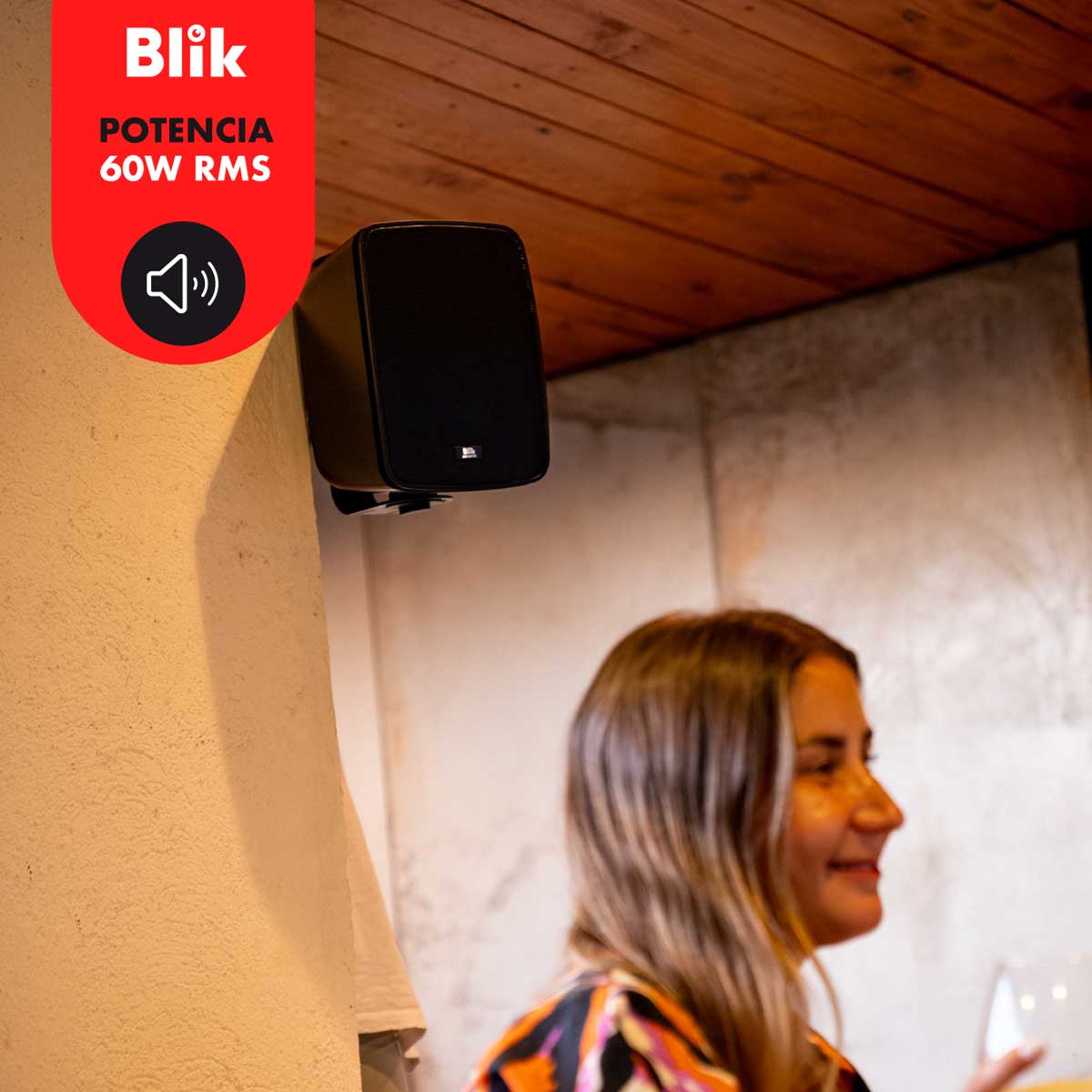 Parlantes de Instalación Activos Bluetooth Blik Fidelity Negro 60W - Blik
