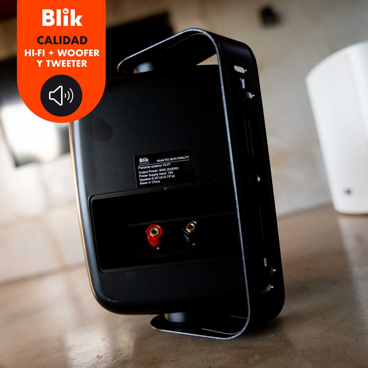 Parlantes de Instalación Activos Bluetooth Blik Fidelity Negro 60W - Blik