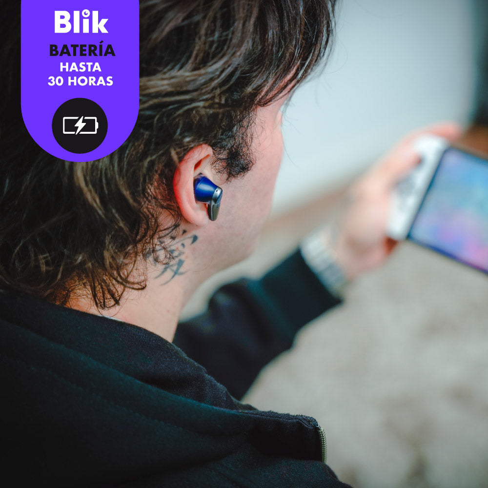 Audifonos Bluetooth Blik Game-X bateria 30 horas