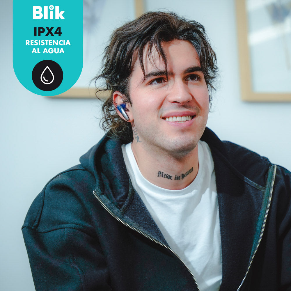 Audifonos Bluetooth Blik Game-X resistencia al agua ipx4