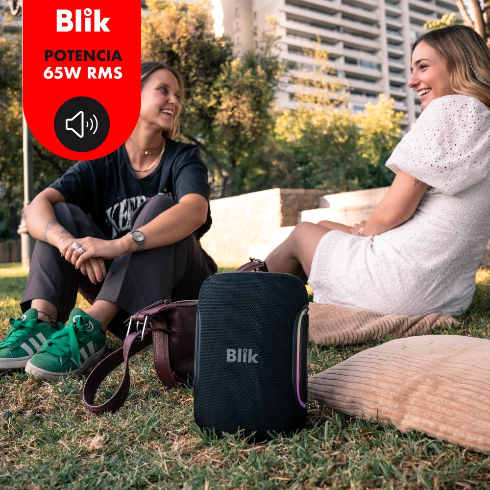 Parlante Bluetooth Portátil Blik Hypeu3 potencia 65w
