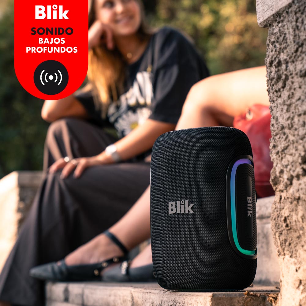 Parlante Bluetooth Portátil Blik Hypeu3 bajos profundos