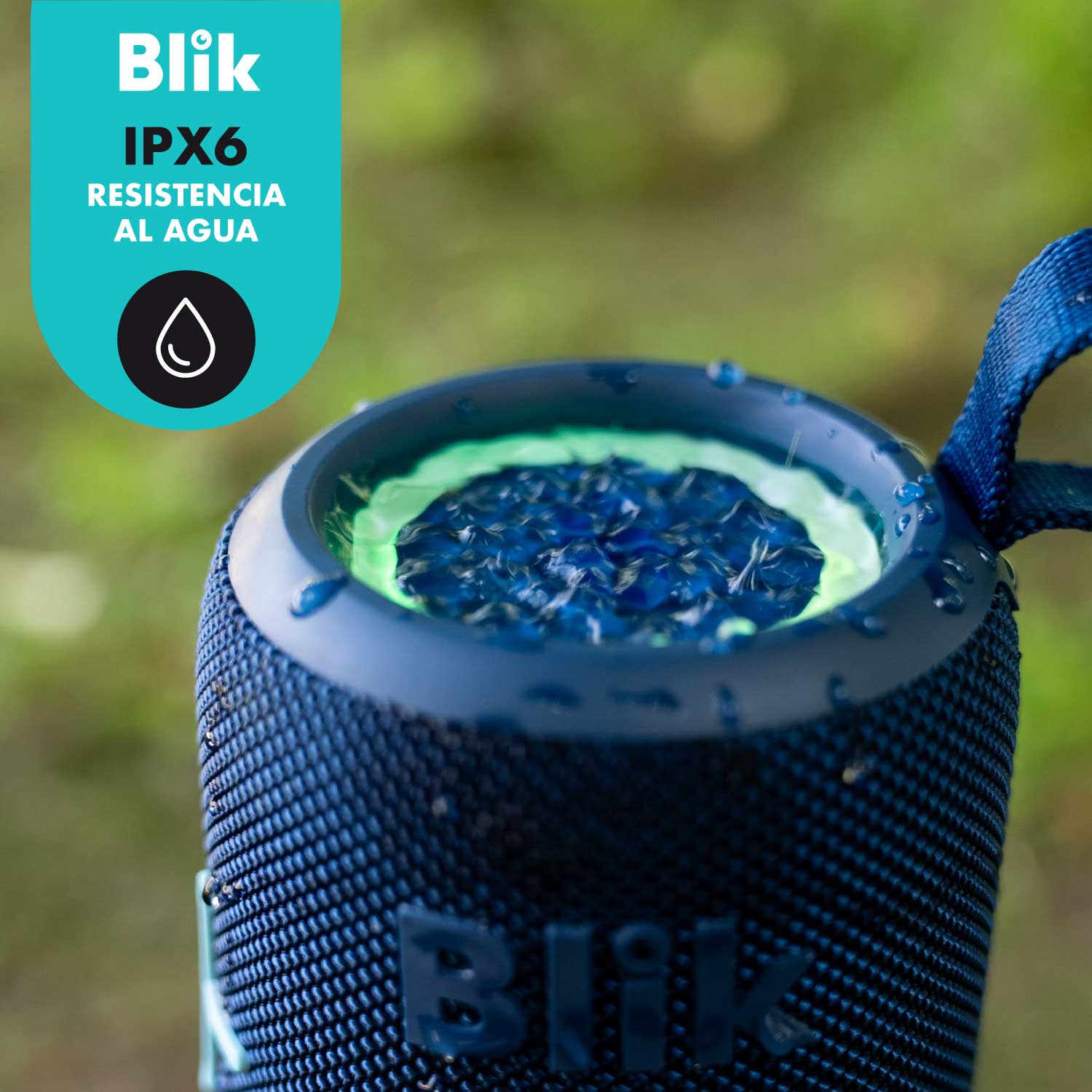 Parlante Portátil Blik Hype360 Azul