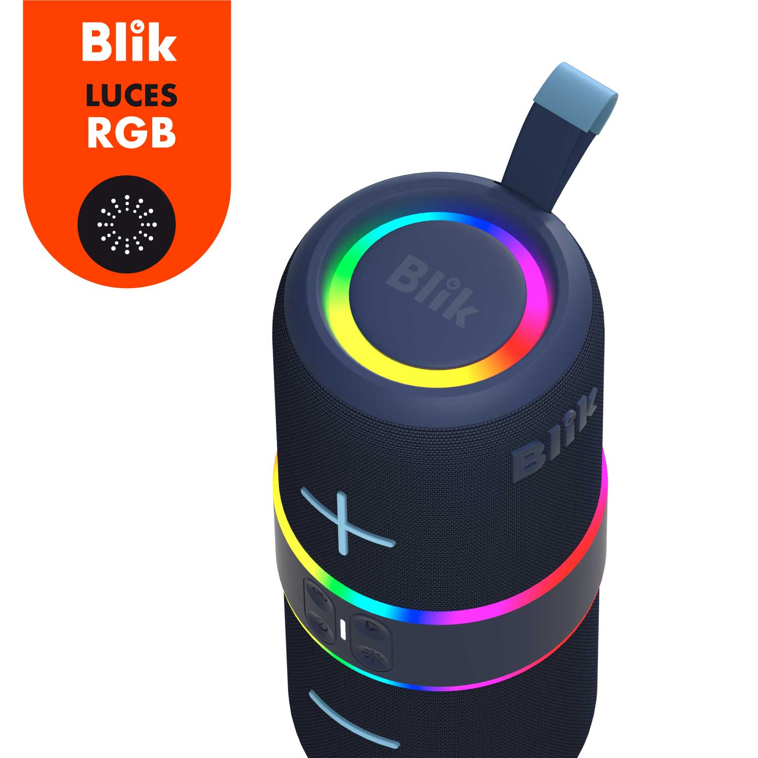 Parlante Portátil Blik Hype360 Azul