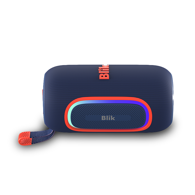 Parlante Bluetooth Portátil Blik Hypebass Azul 50W IPX6 - Blik
