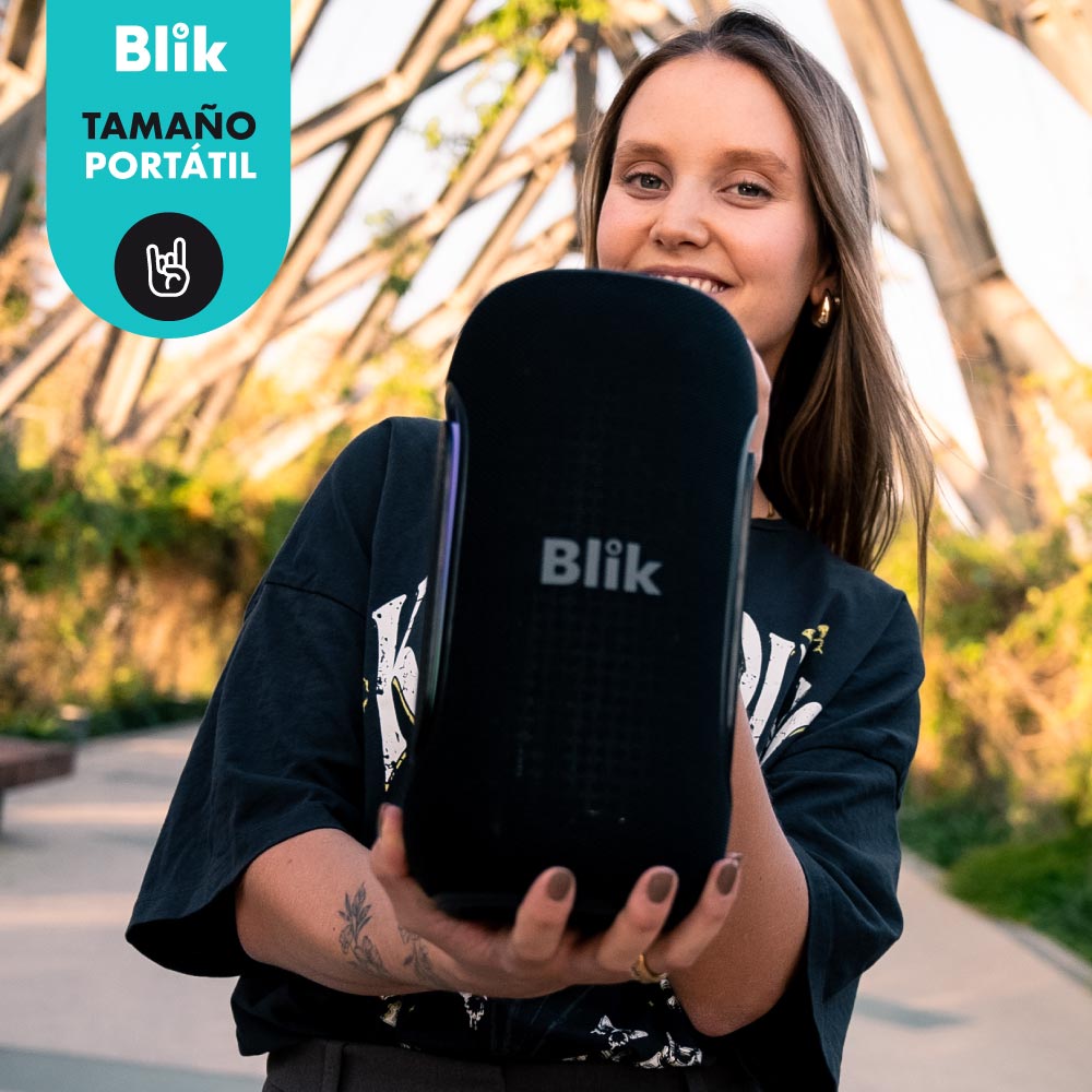 Parlante Portátil Blik HypeBass negro