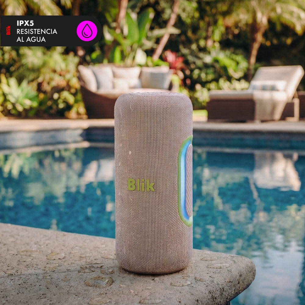 Parlante Bluetooth Portátil Blik Hypebass40 resistencia al agua IPX5