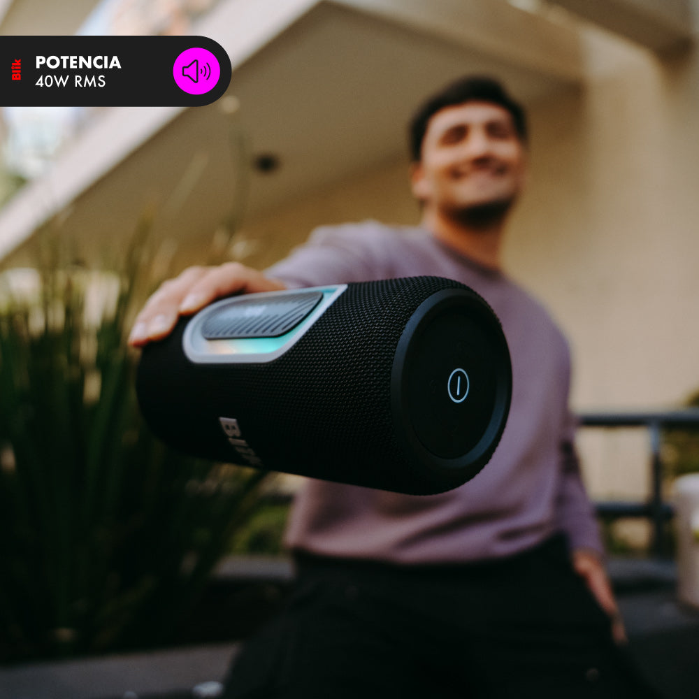 Parlante Bluetooth Portátil Blik Hypebass40 potencia 40W RMS