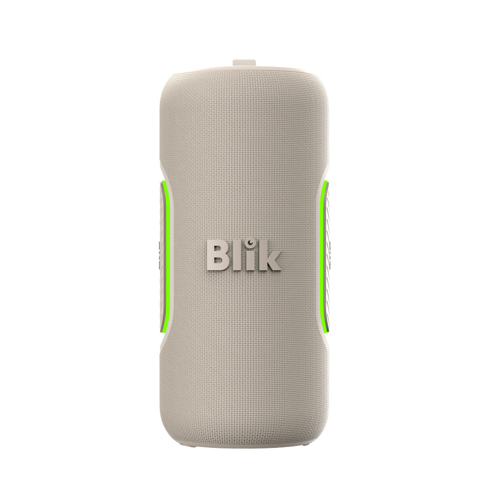 Parlante Bluetooth Portátil Blik Hypebass40 40W IPX5 8 Hrs Crema