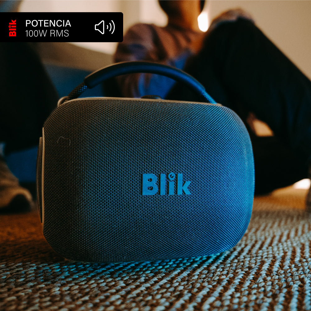 Parlante Bluetooth Portátil Blik Hypebox 100W IPX5 10 Hrs