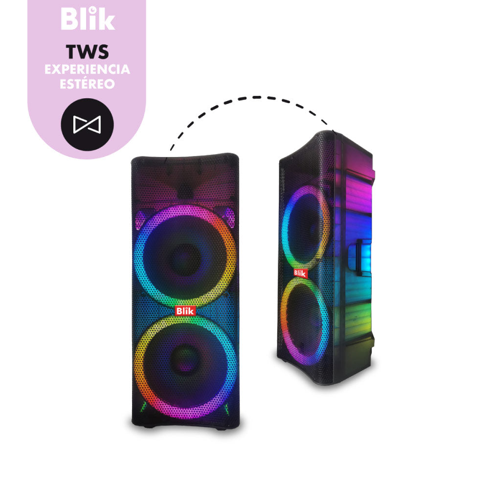 Parlante Bluetooth Karaoke Blik Light360 - Blik