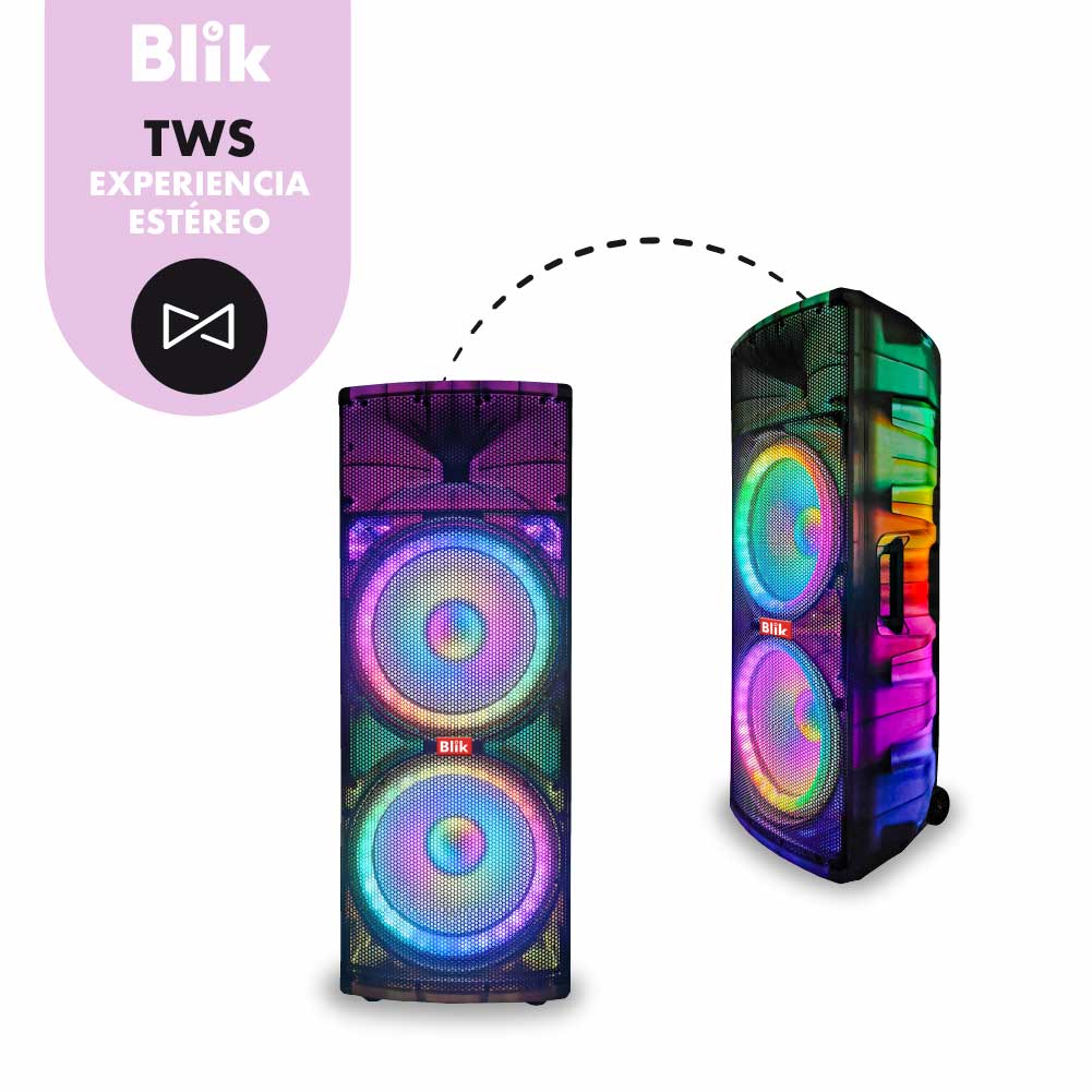 Parlante Bluetooth Karaoke Blik Light360-X - Blik