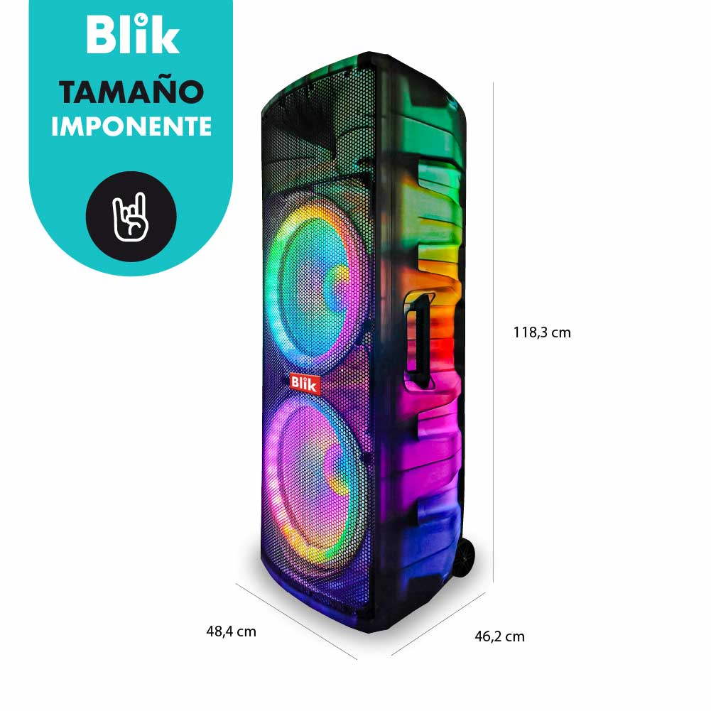 Parlante Bluetooth Karaoke Blik Light360-X - Blik
