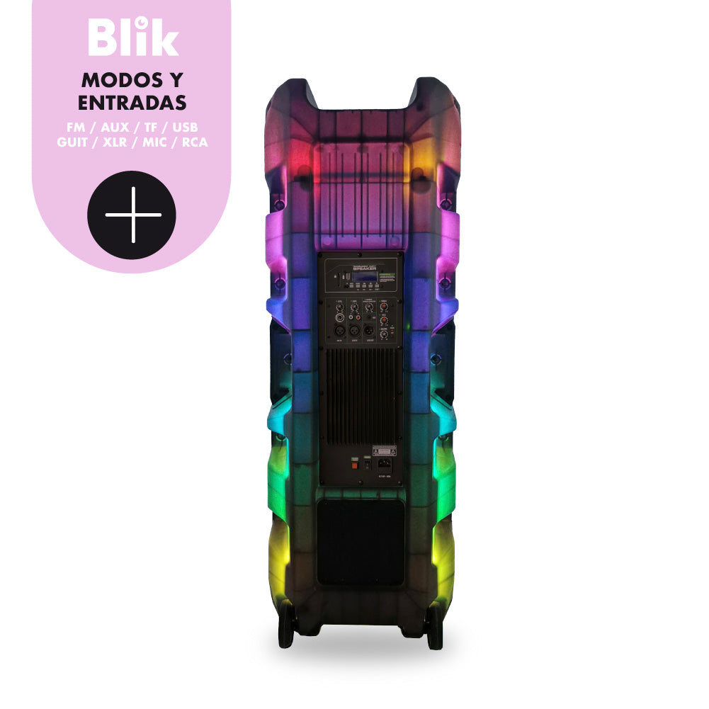 Parlante Bluetooth Karaoke Blik Light360-X - Blik