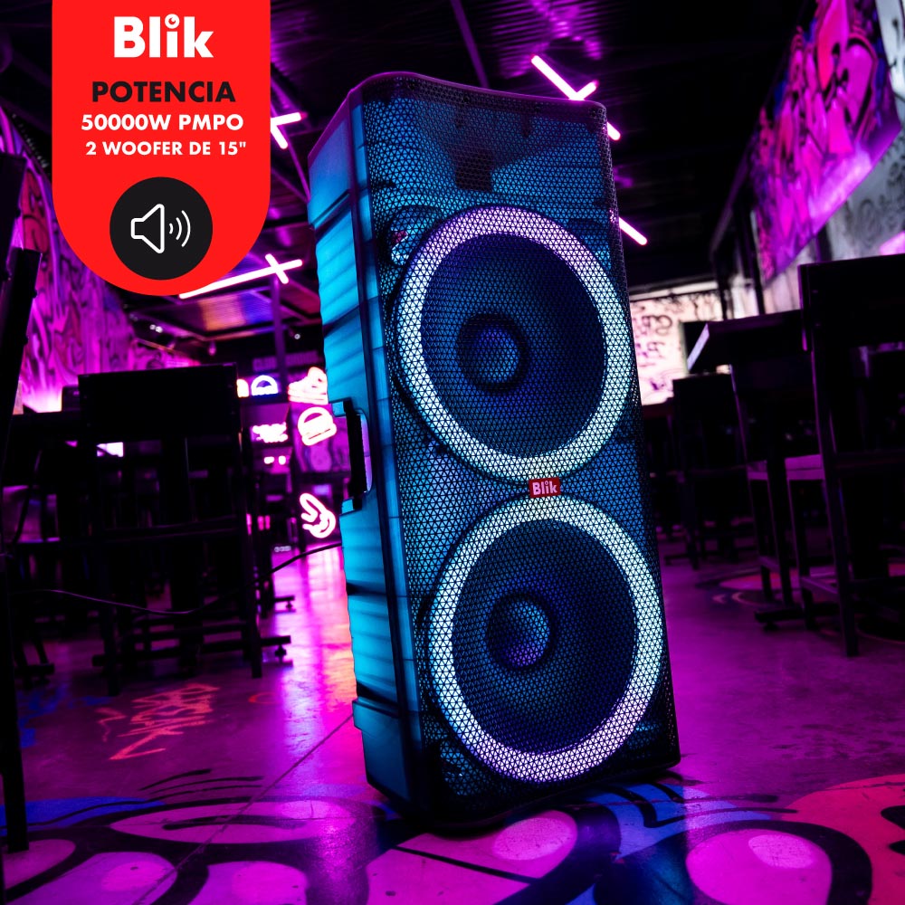 Parlante Bluetooth Karaoke Blik Light360-X - Blik