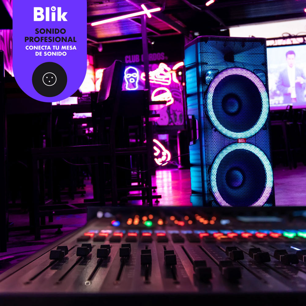 Parlante Bluetooth Karaoke Blik Light360-X - Blik