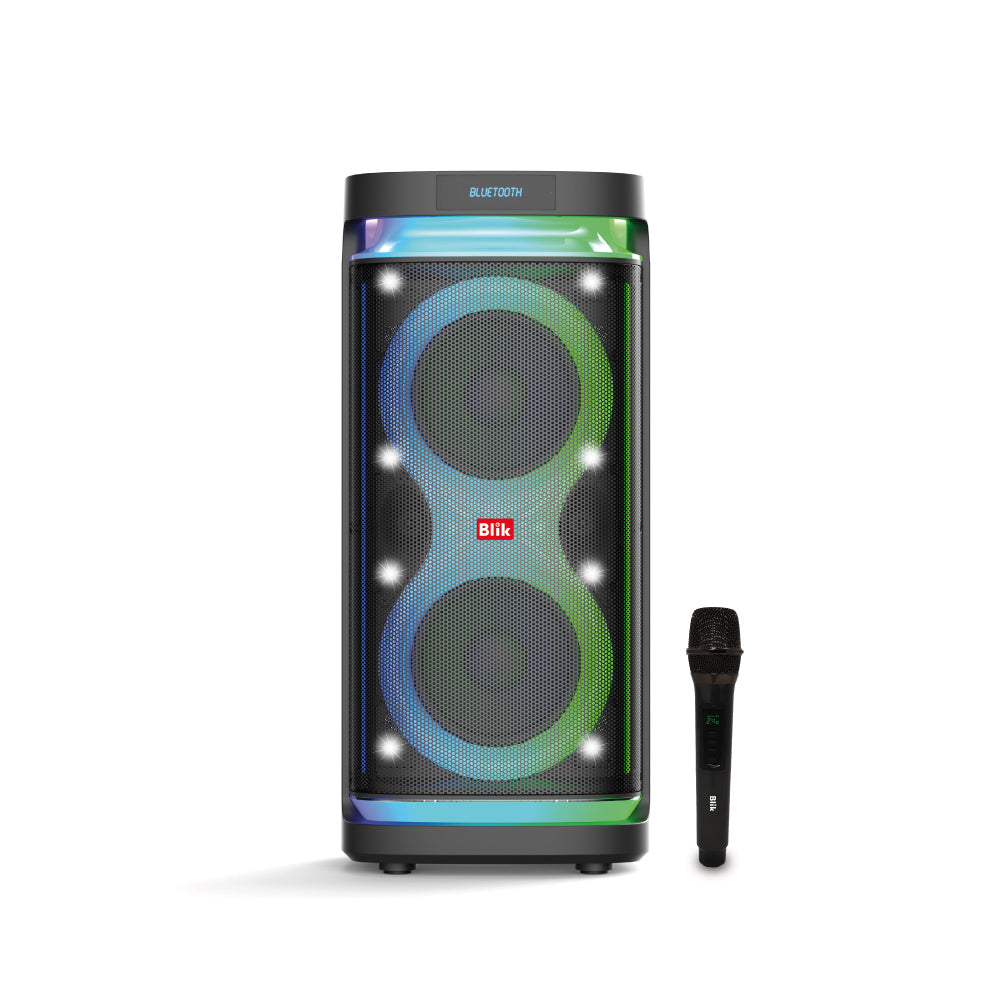 Parlante Bluetooth Karaoke Con Micrófono Blik Lightmax8